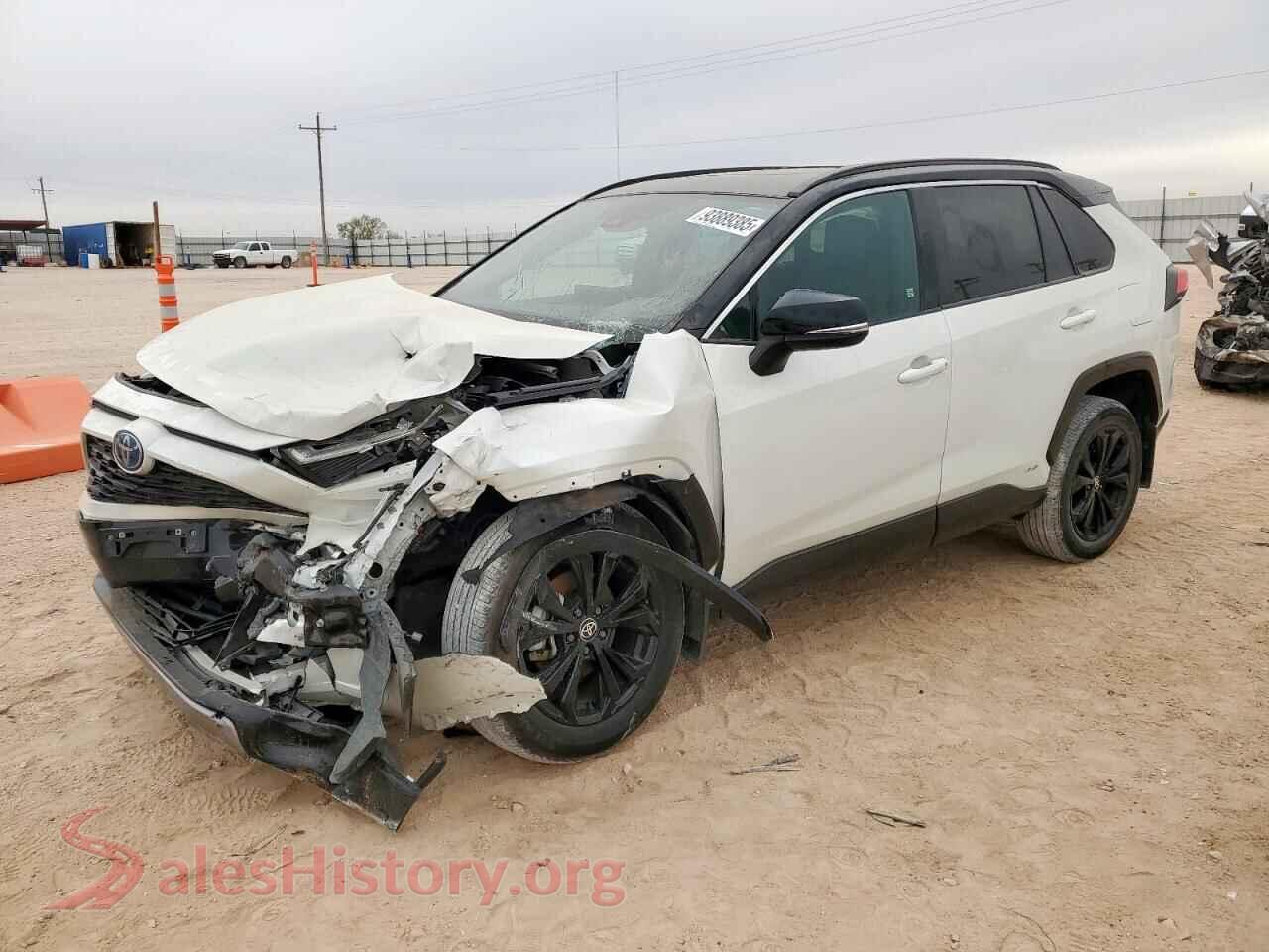 2022 TOYOTA RAV4 HYBRID — VIN 4T3E6RFV0NU082374