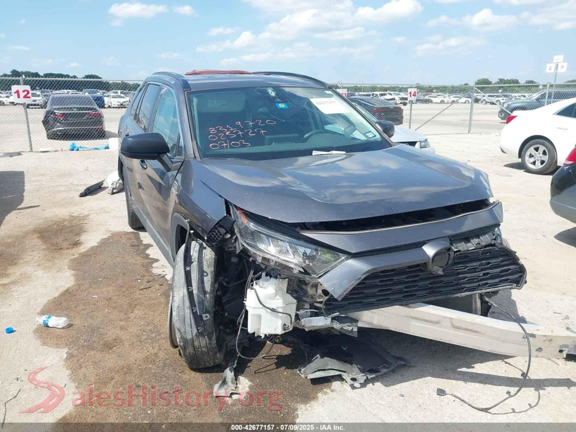 2021 TOYOTA RAV4 HYBRID — VIN 4T3LWRFV0MU025727