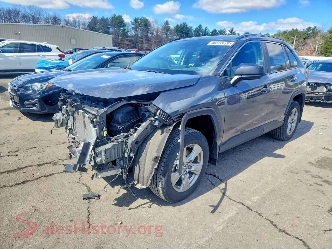2022 TOYOTA RAV4 — VIN 4T3LWRFV0NU080602