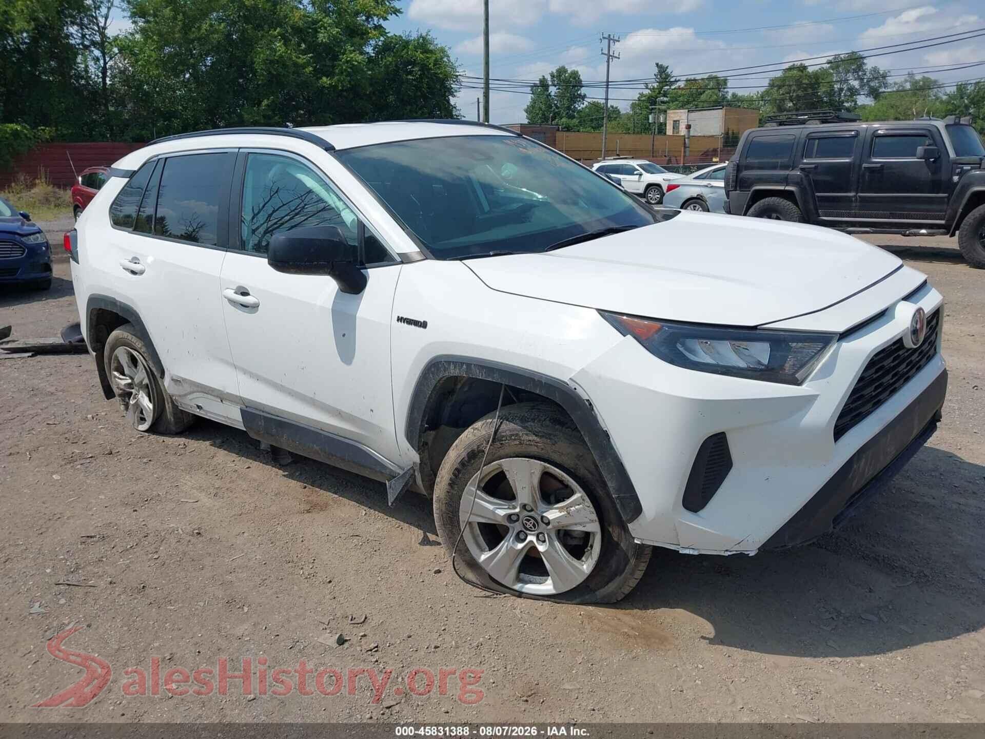 2021 TOYOTA RAV4 HYBRID — VIN 4T3LWRFV6MU016725