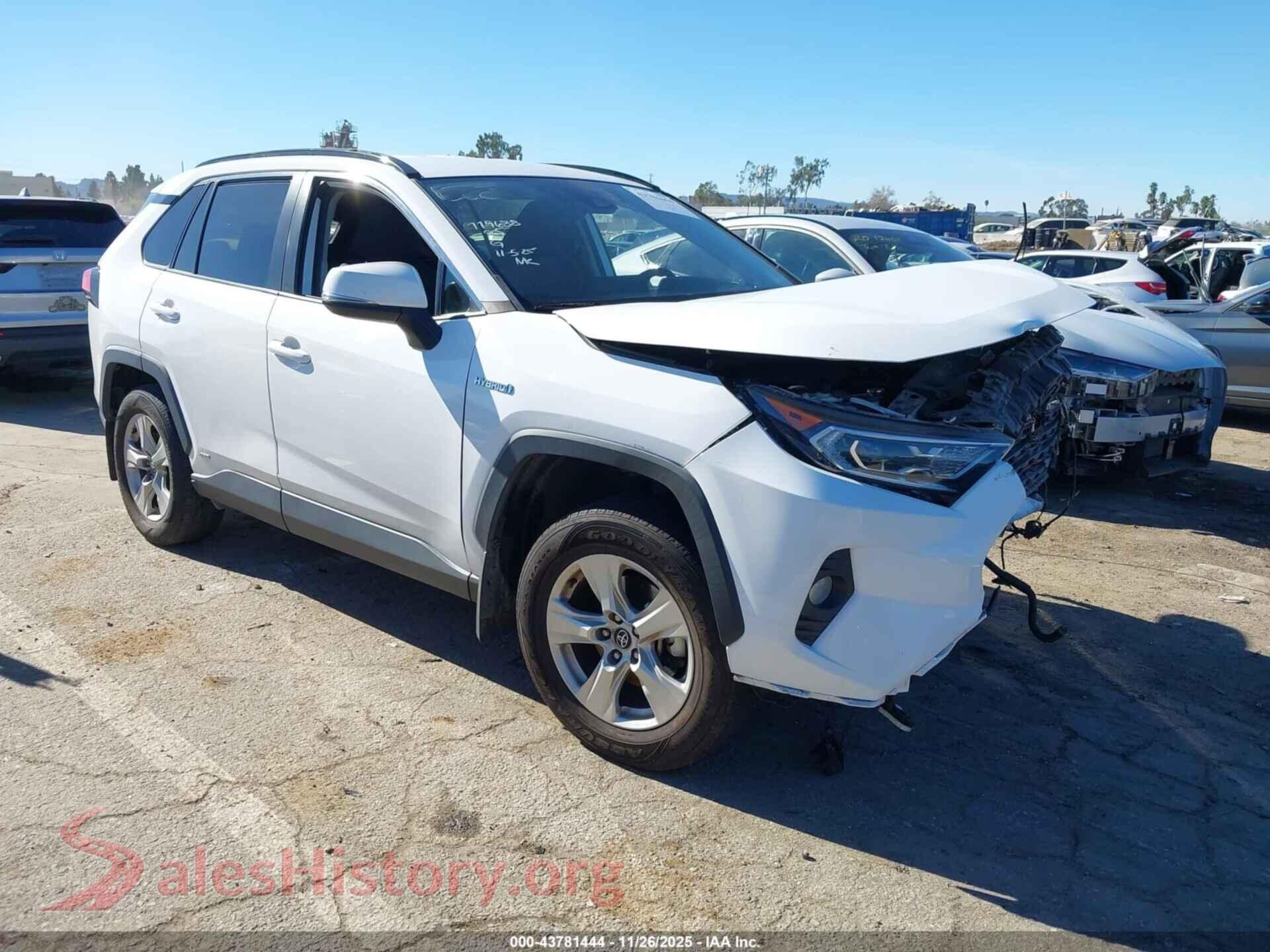 2021 TOYOTA RAV4 HYBRID — VIN 4T3R6RFV4MU015146