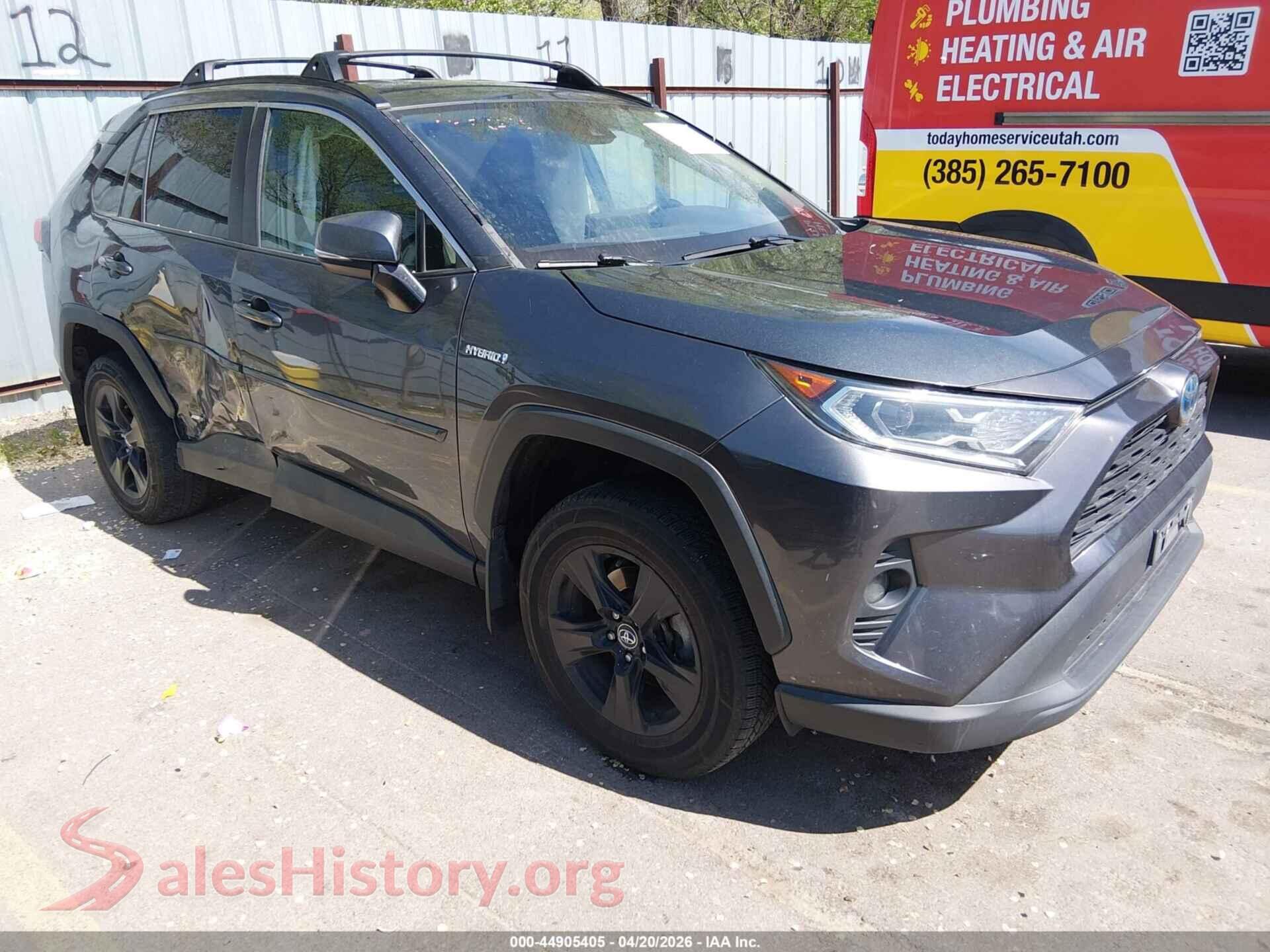 2021 TOYOTA RAV4 HYBRID — VIN 4T3R6RFV9MU020827
