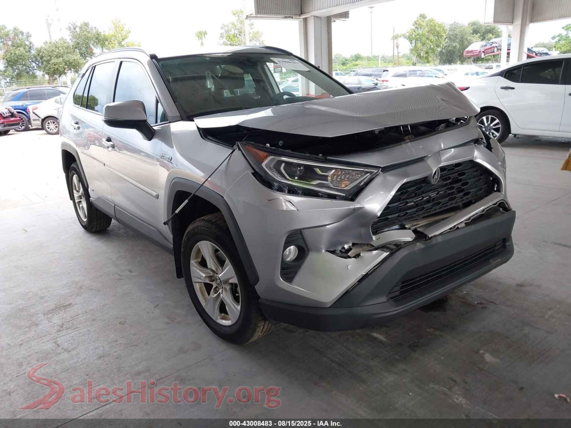 2021 TOYOTA RAV4 HYBRID — VIN 4T3RWRFV0MU026211