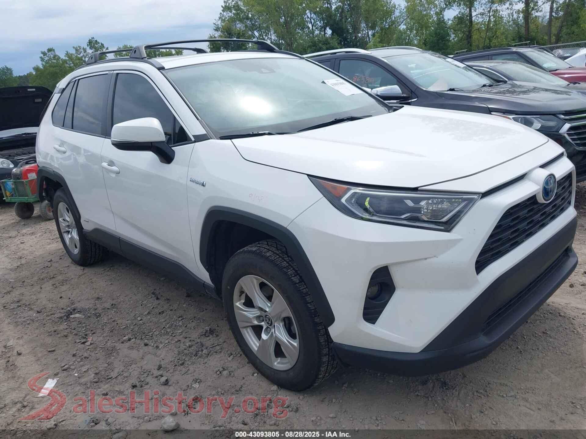2021 TOYOTA RAV4 HYBRID — VIN 4T3RWRFV1MU037203