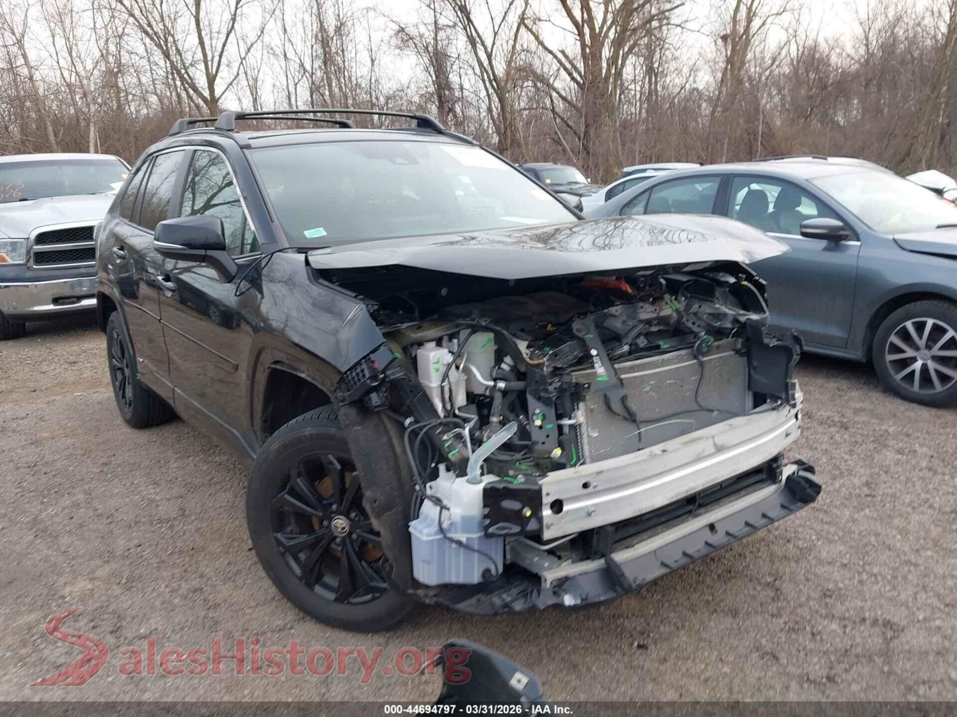 2022 TOYOTA RAV4 HYBRID — VIN 4T3T6RFV2NU080407
