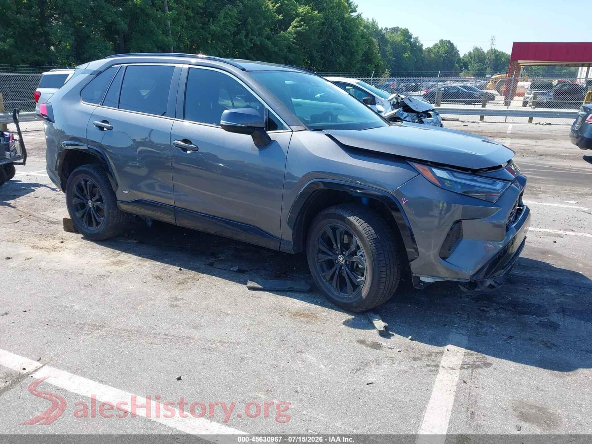 2023 TOYOTA RAV4 HYBRID — VIN 4T3T6RFV2PU120584