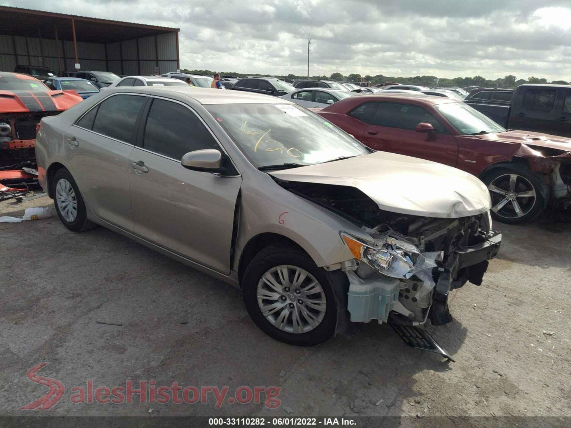 2014 TOYOTA CAMRY — VIN 4T4BF1FK5ER416844