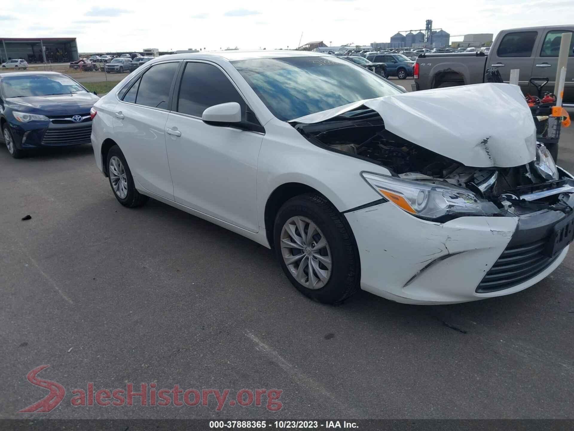 2016 TOYOTA CAMRY — VIN 4T4BF1FK5GR528255
