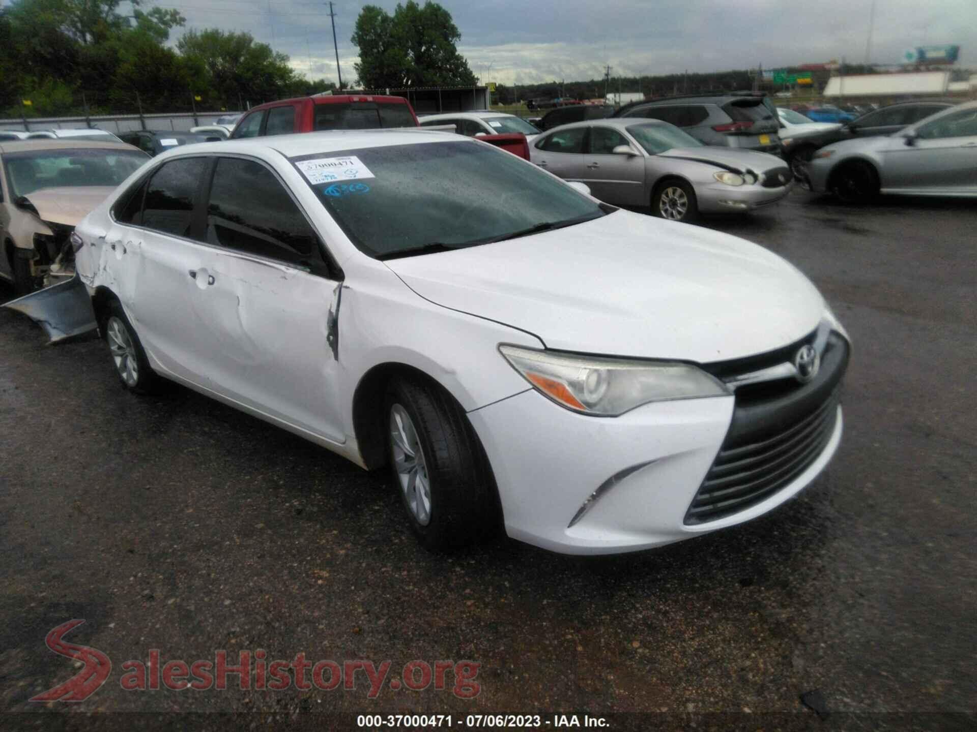 2016 TOYOTA CAMRY — VIN 4T4BF1FK5GR530586