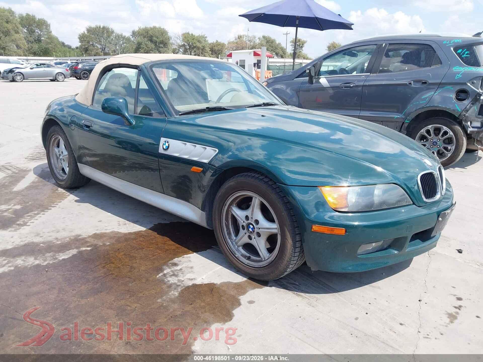 1997 BMW Z3 — VIN 4USCH7320VLB83012