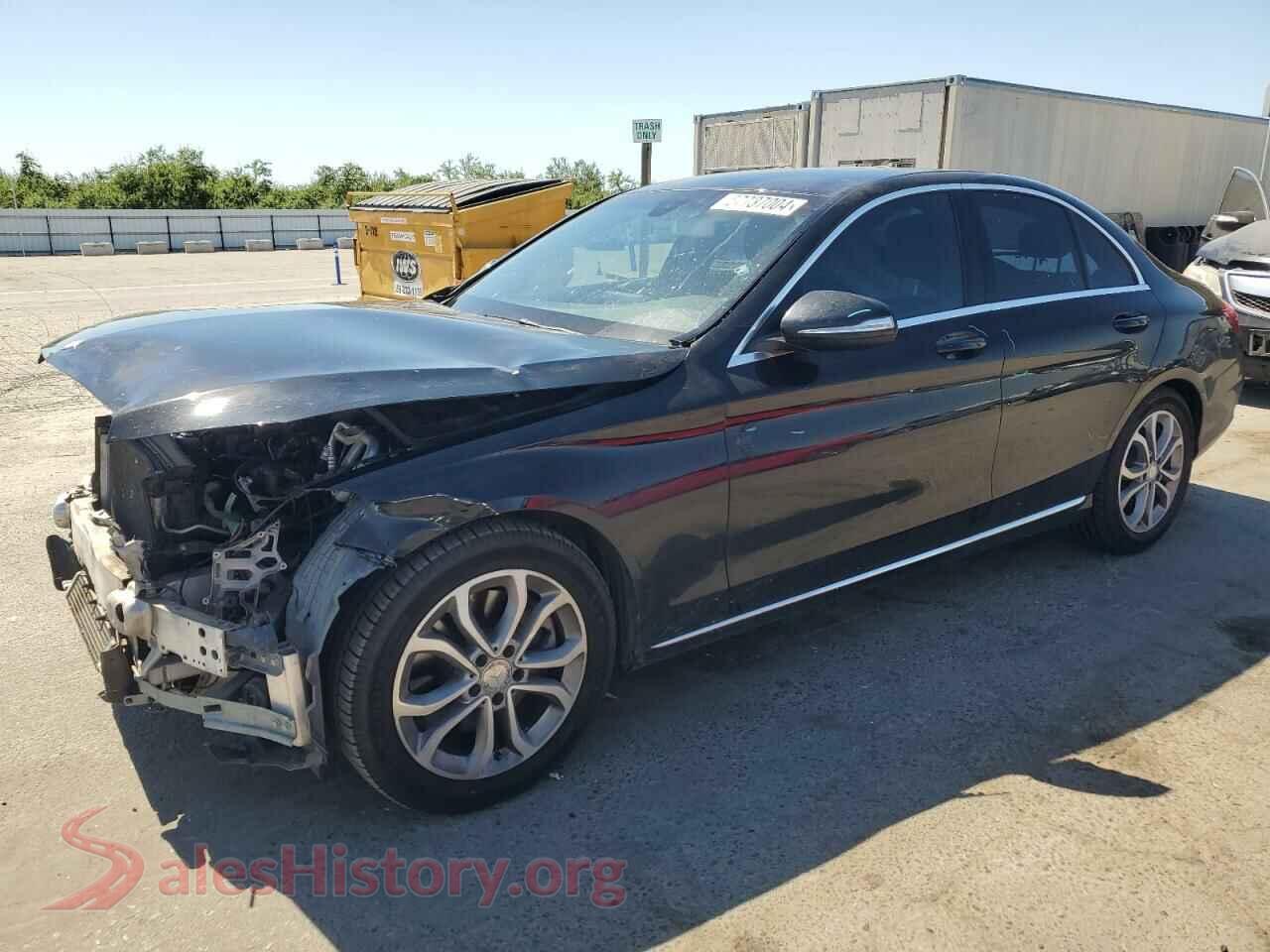 2015 MERCEDES-BENZ C-CLASS — VIN 55SWF4JB0FU088282