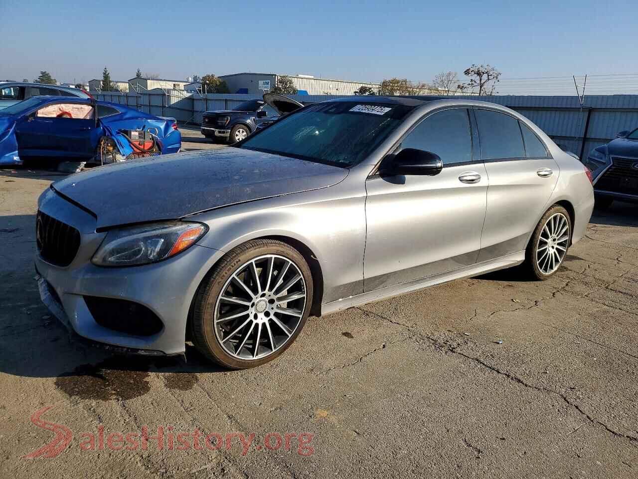 2016 MERCEDES-BENZ C-CLASS — VIN 55SWF4JB0GU158493