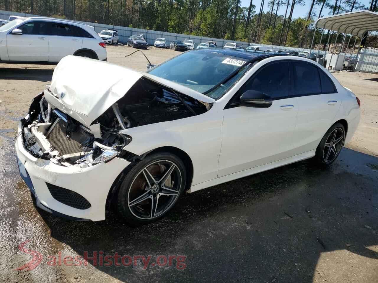 2018 MERCEDES-BENZ C-CLASS — VIN 55SWF4JB0JU267138