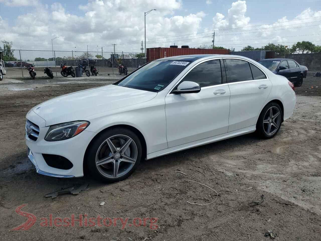 2016 MERCEDES-BENZ C-CLASS — VIN 55SWF4JB1GU112574