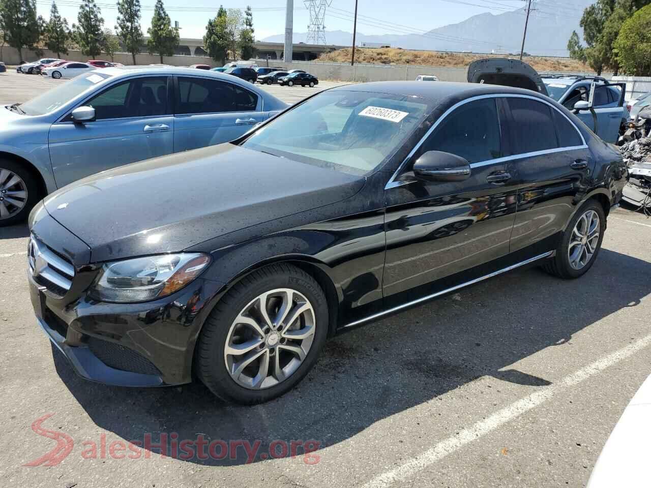 2017 MERCEDES-BENZ C-CLASS — VIN 55SWF4JB2HU209655