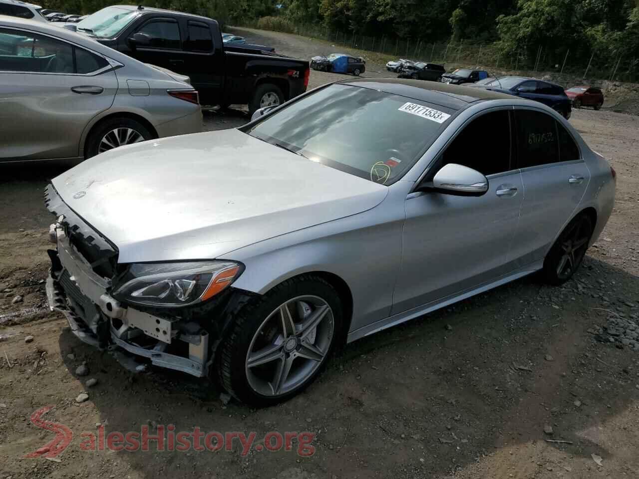 2015 MERCEDES-BENZ C-CLASS — VIN 55SWF4JB3FU064638
