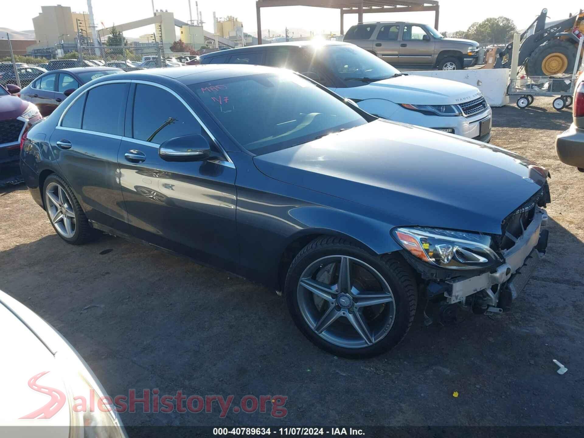 2015 MERCEDES-BENZ C 300 — VIN 55SWF4JB3FU077423