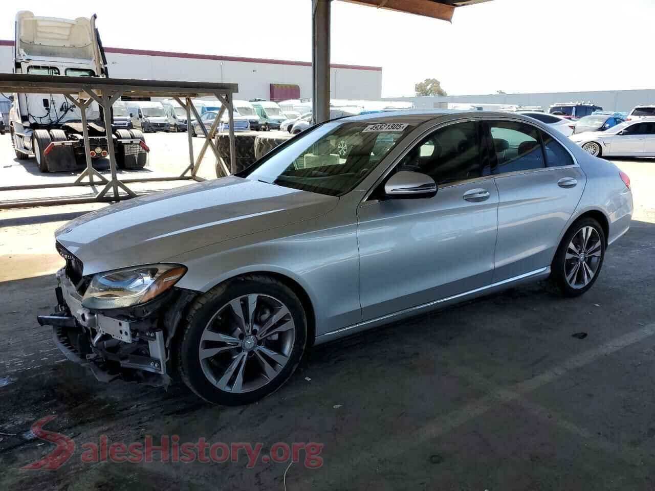 2016 MERCEDES-BENZ C-CLASS — VIN 55SWF4JB3GU164983