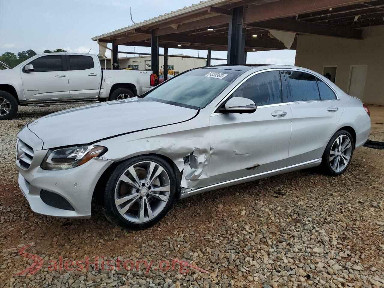 2016 MERCEDES-BENZ C-CLASS — VIN 55SWF4JB3GU176843