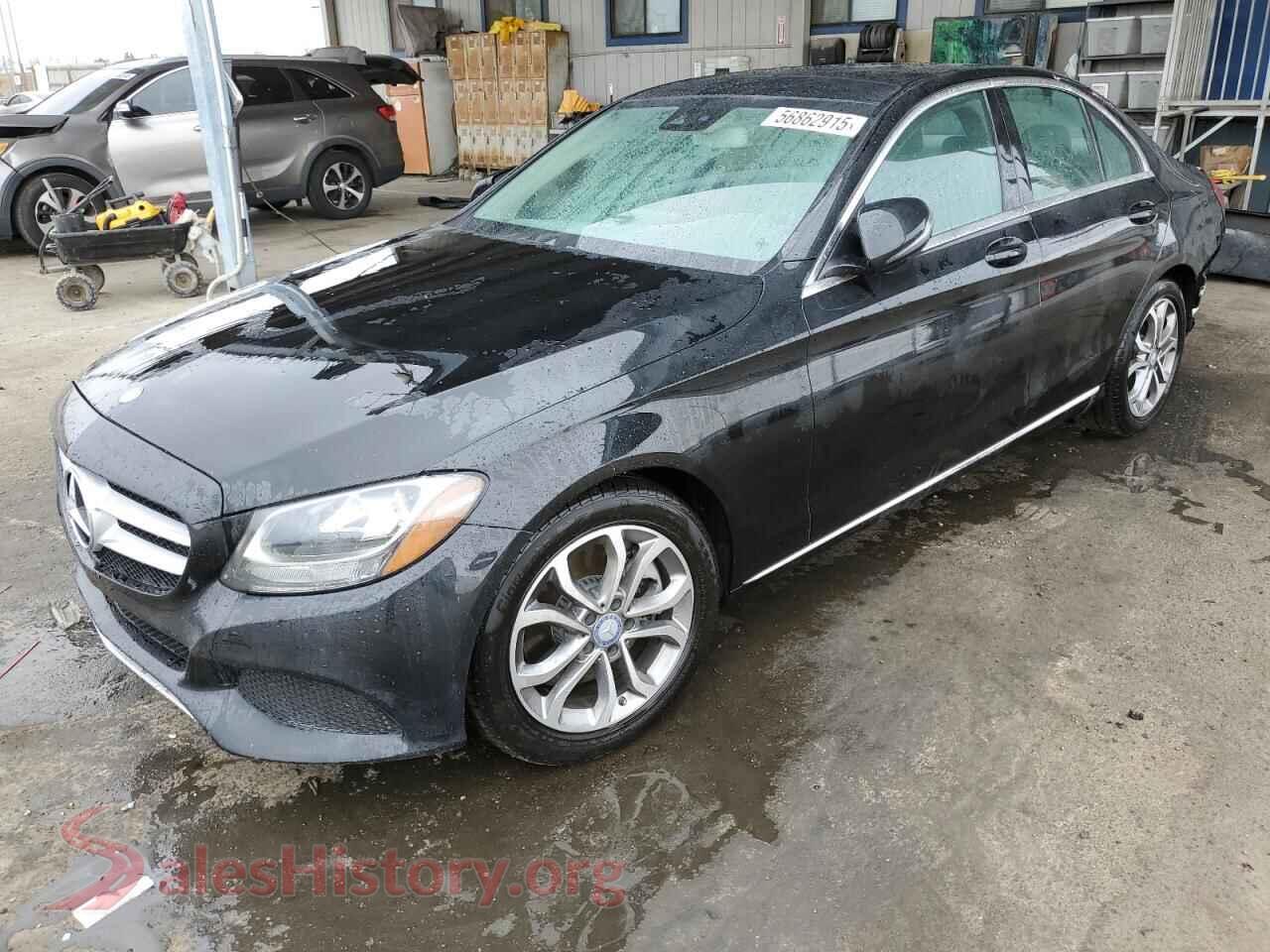 2017 MERCEDES-BENZ C-CLASS — VIN 55SWF4JB3HU205047