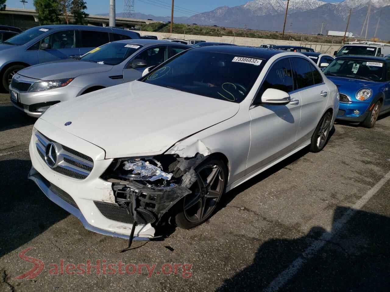 2017 MERCEDES-BENZ C-CLASS — VIN 55SWF4JB4HU217465