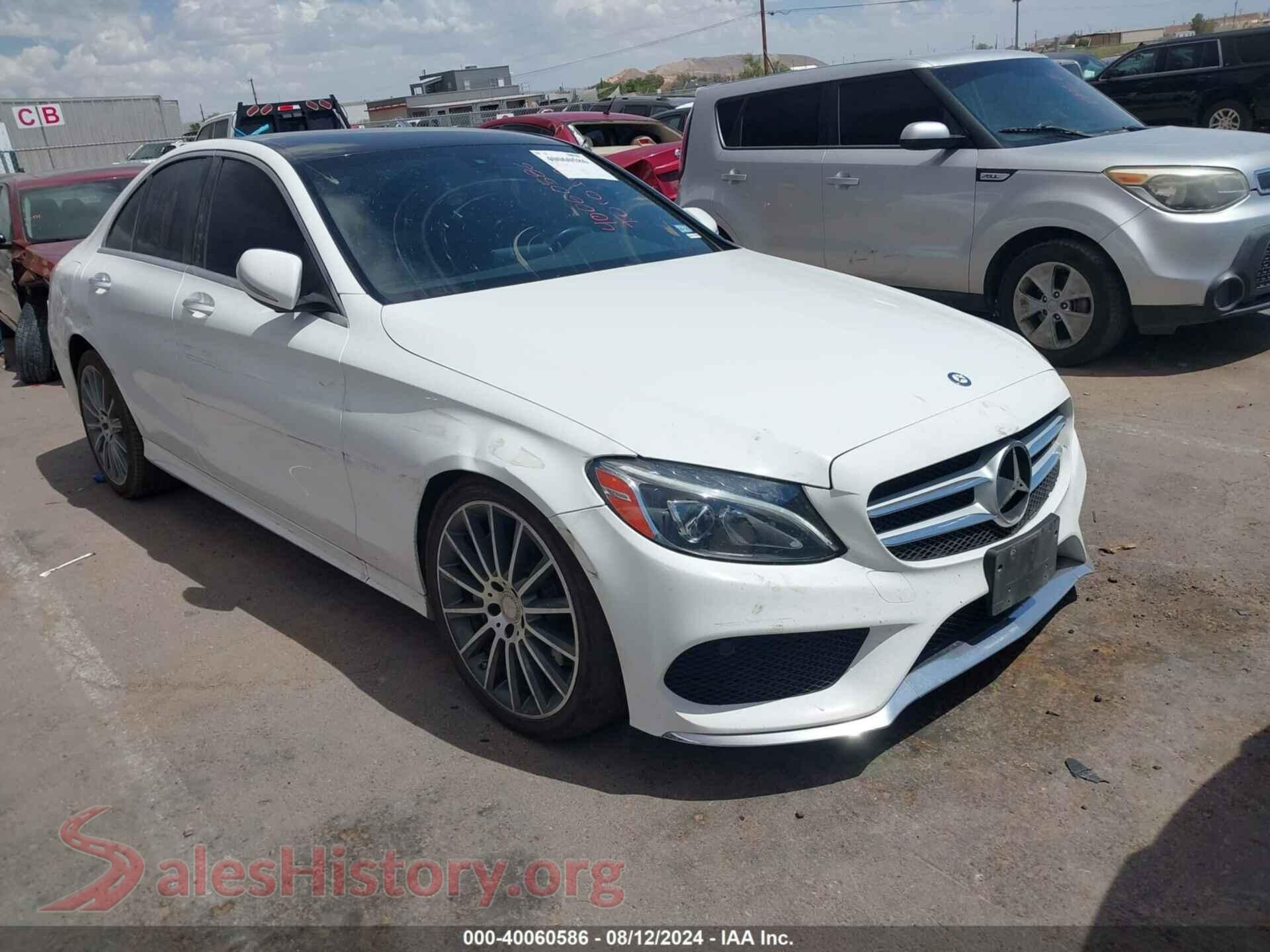 2015 MERCEDES-BENZ C — VIN 55SWF4JB5FU052300