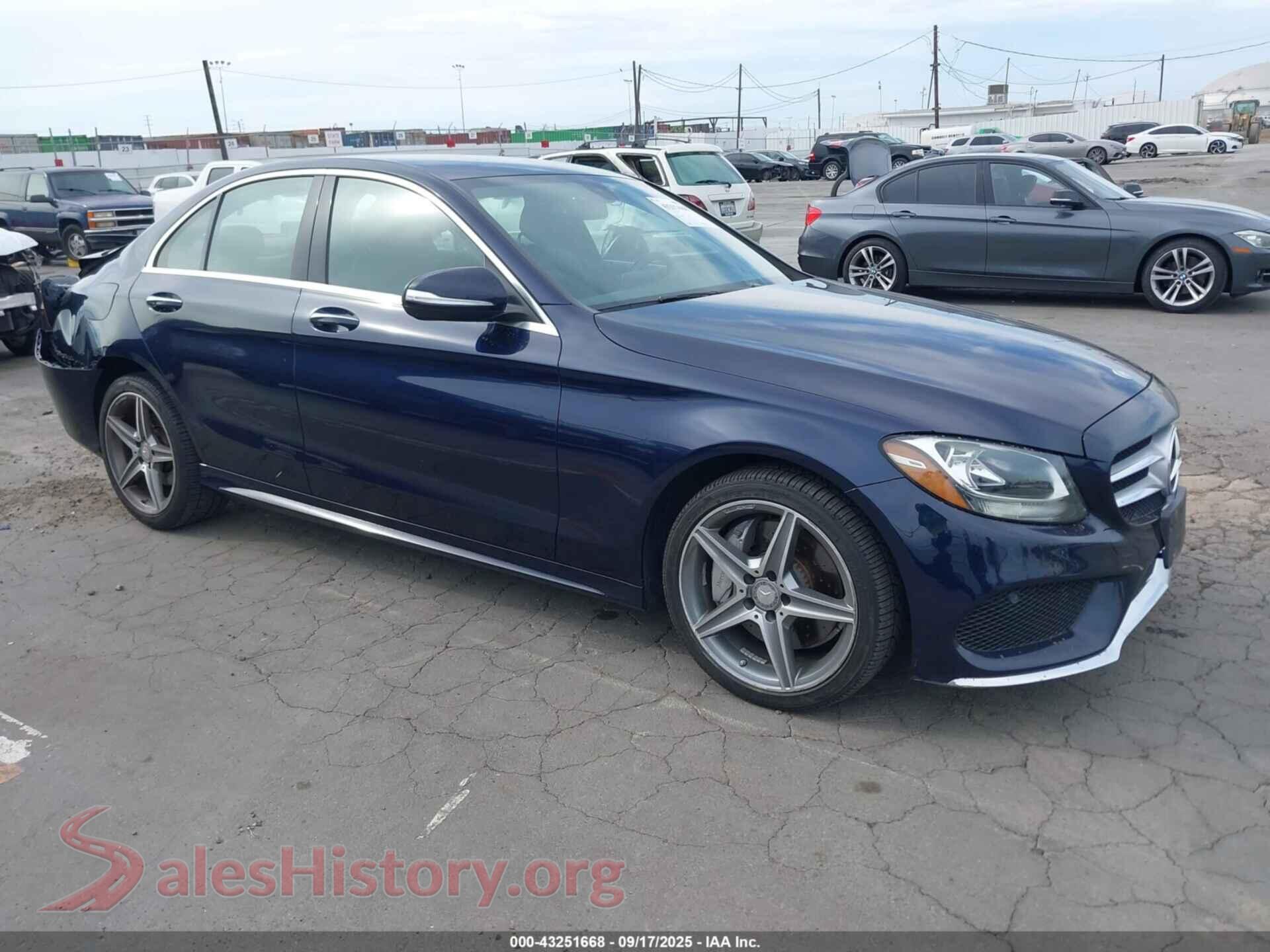 2015 MERCEDES-BENZ C 300 — VIN 55SWF4JB5FU052605