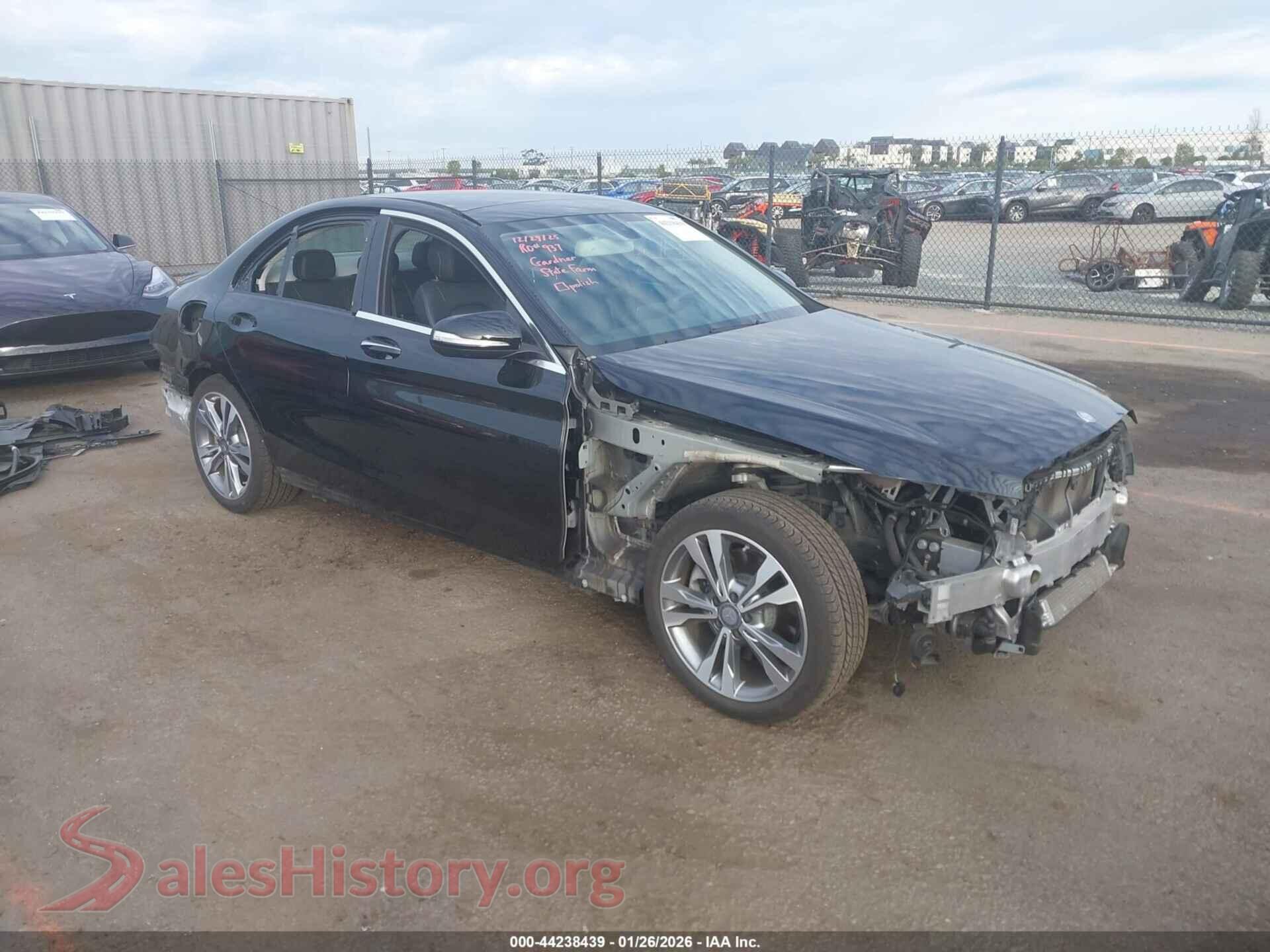 2015 MERCEDES-BENZ C 300 — VIN 55SWF4JB5FU074930