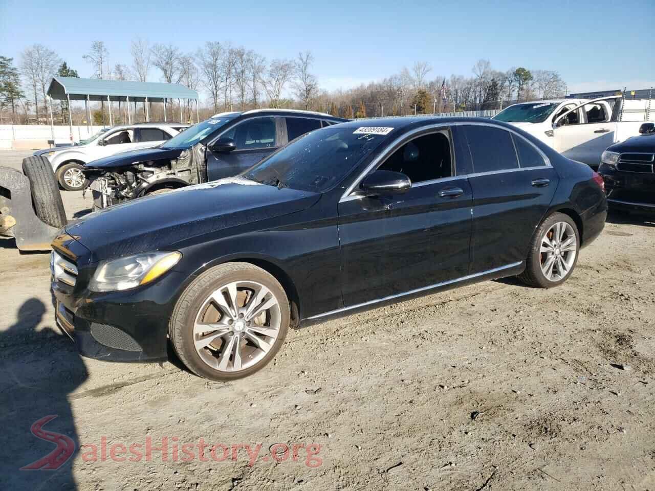 2016 MERCEDES-BENZ C-CLASS — VIN 55SWF4JB5GU160840