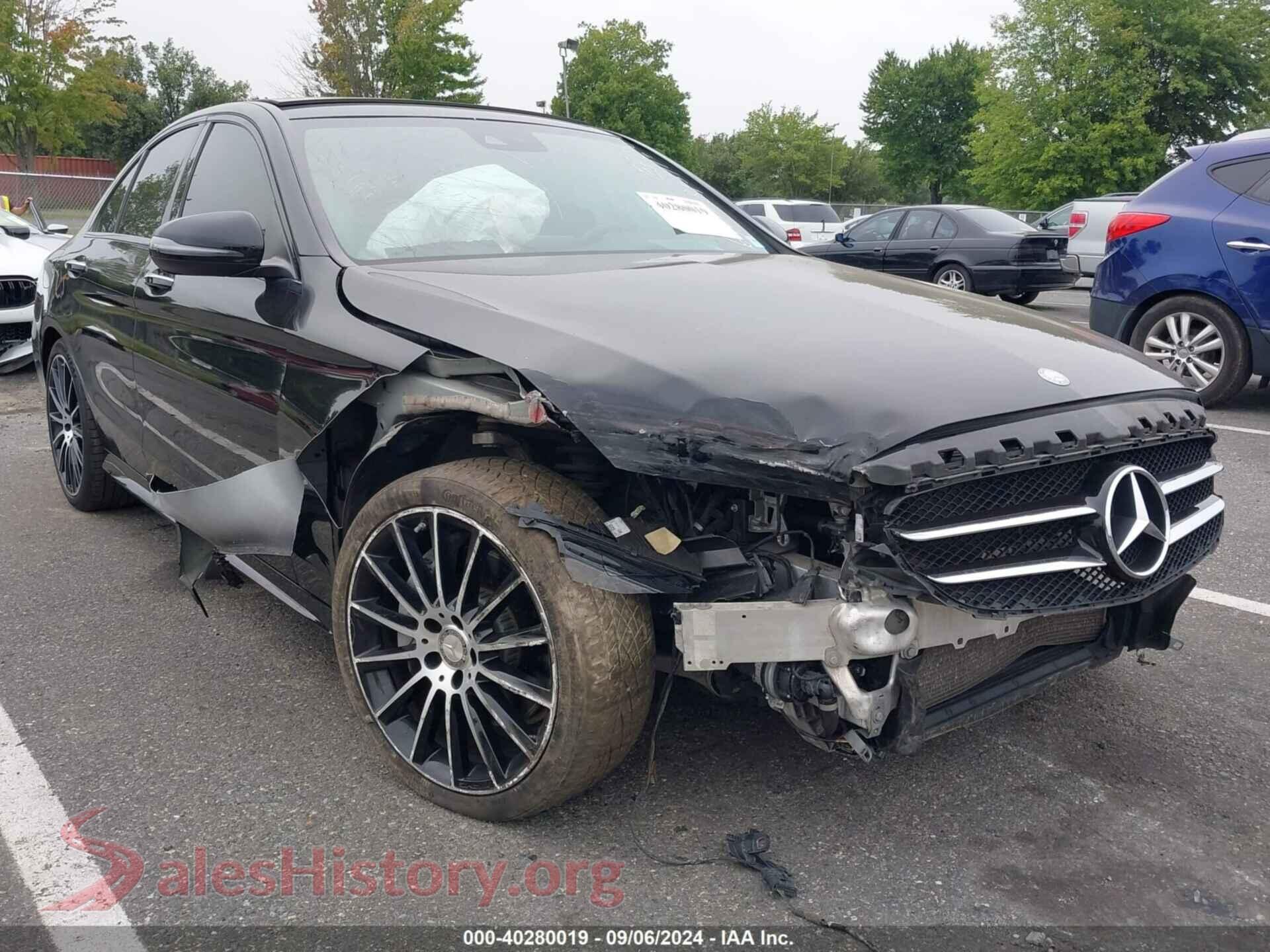 2017 MERCEDES-BENZ C 300 — VIN 55SWF4JB5HU205678
