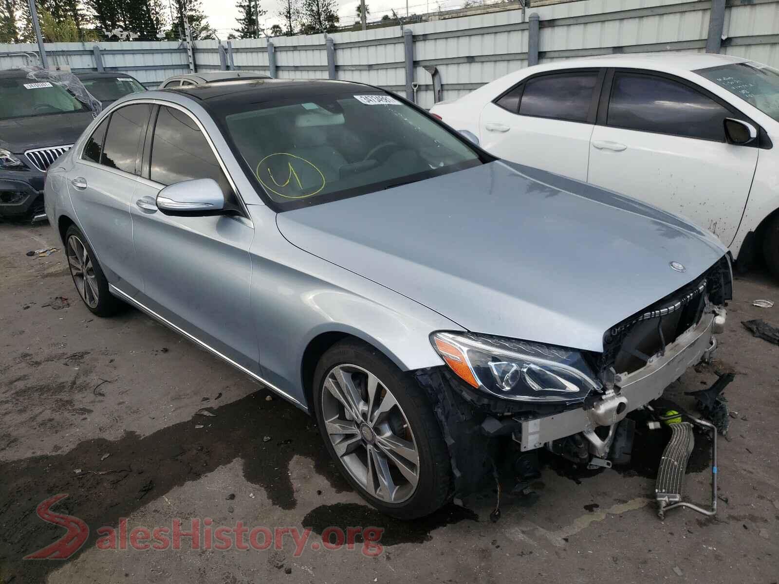 2015 MERCEDES-BENZ C CLASS — VIN 55SWF4JB6FU093907