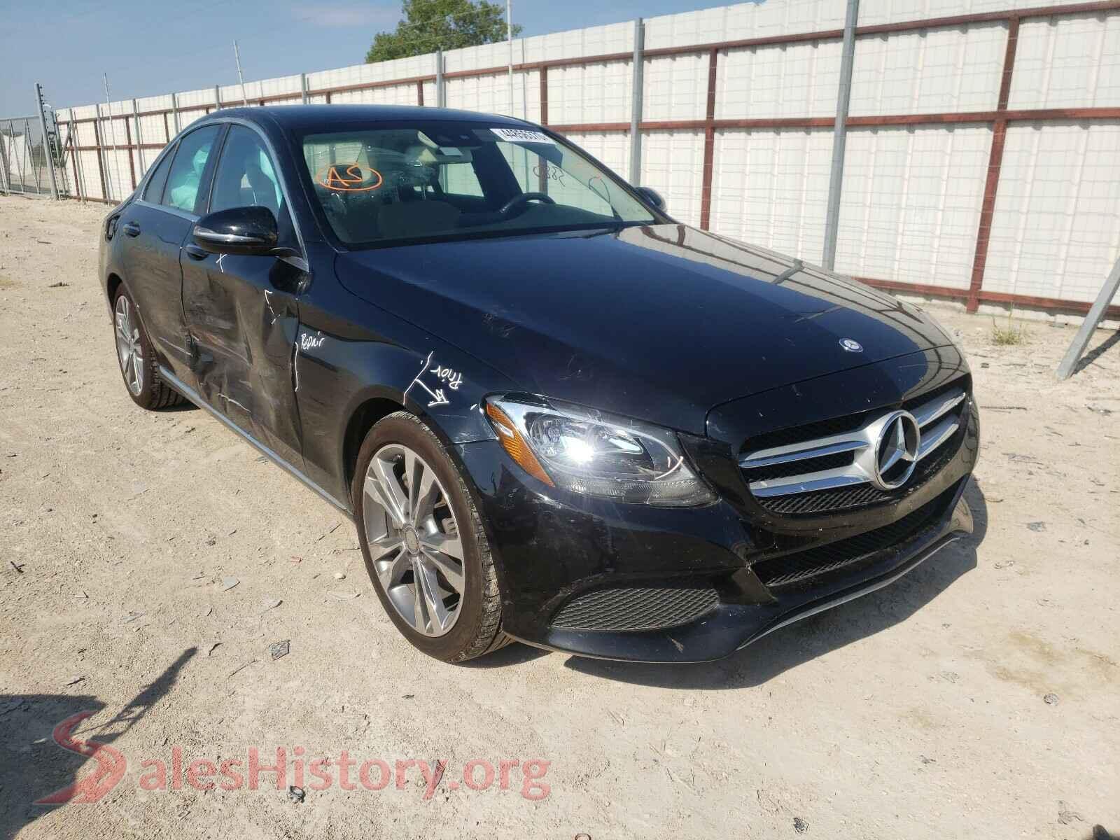2016 MERCEDES-BENZ C CLASS — VIN 55SWF4JB6GU121173