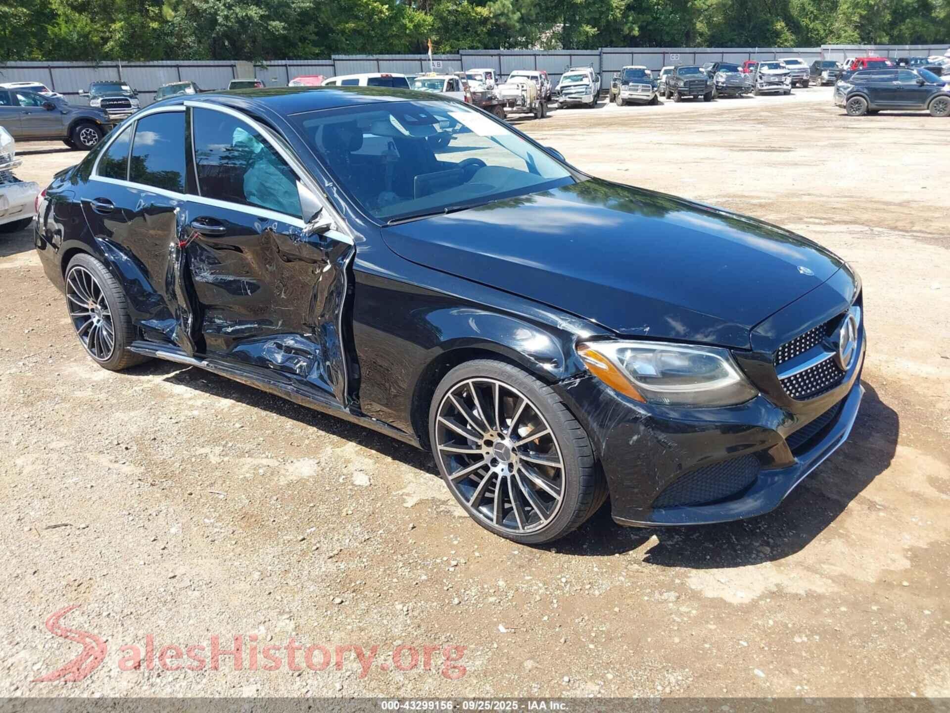 2016 MERCEDES-BENZ C 300 — VIN 55SWF4JB6GU147661