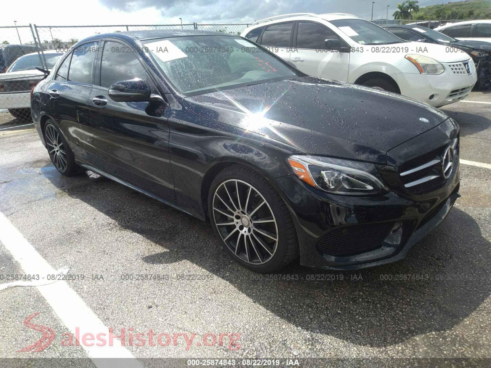 2017 MERCEDES-BENZ C — VIN 55SWF4JB6HU208654
