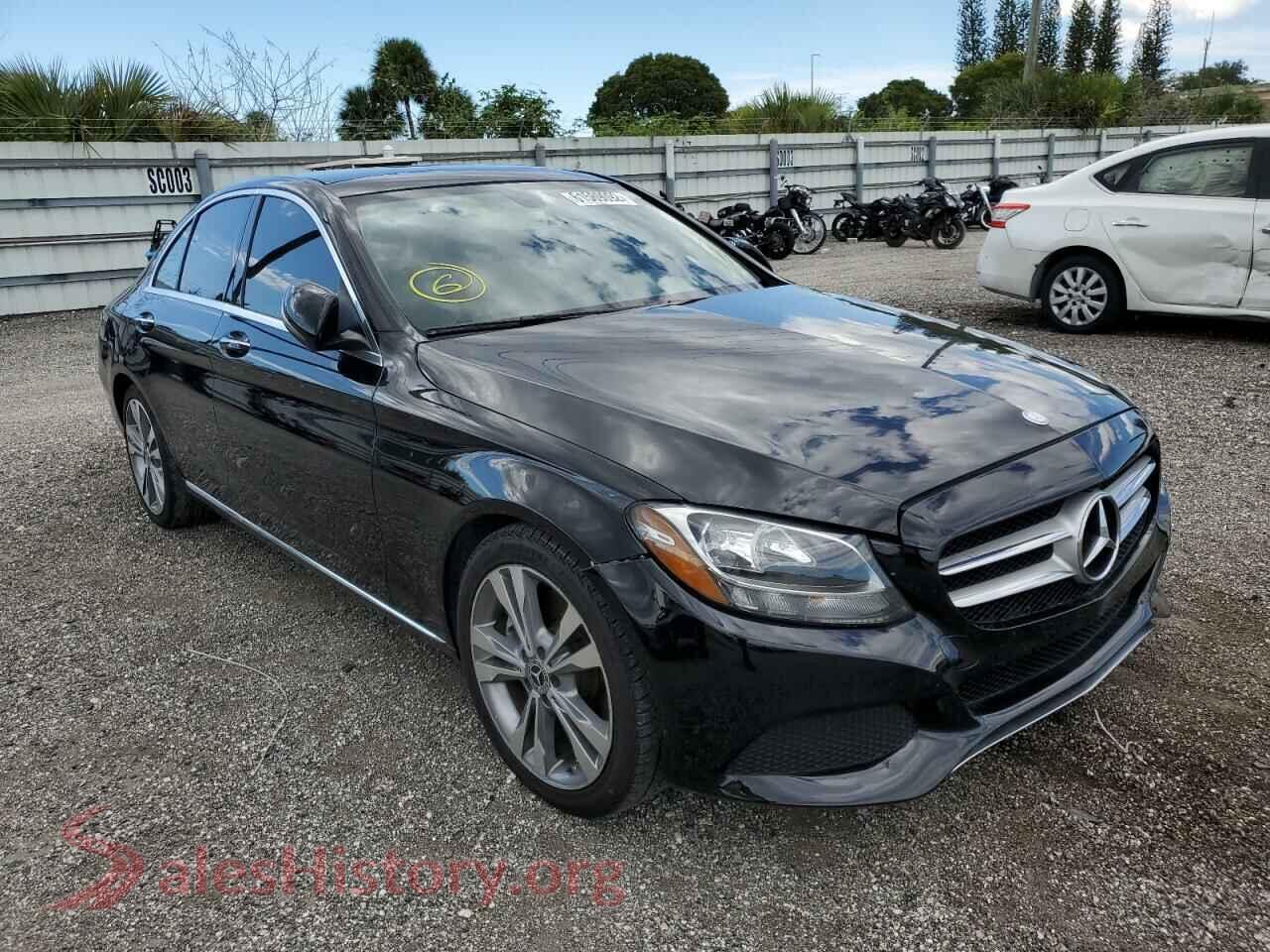 2017 MERCEDES-BENZ C-CLASS — VIN 55SWF4JB7HU210929