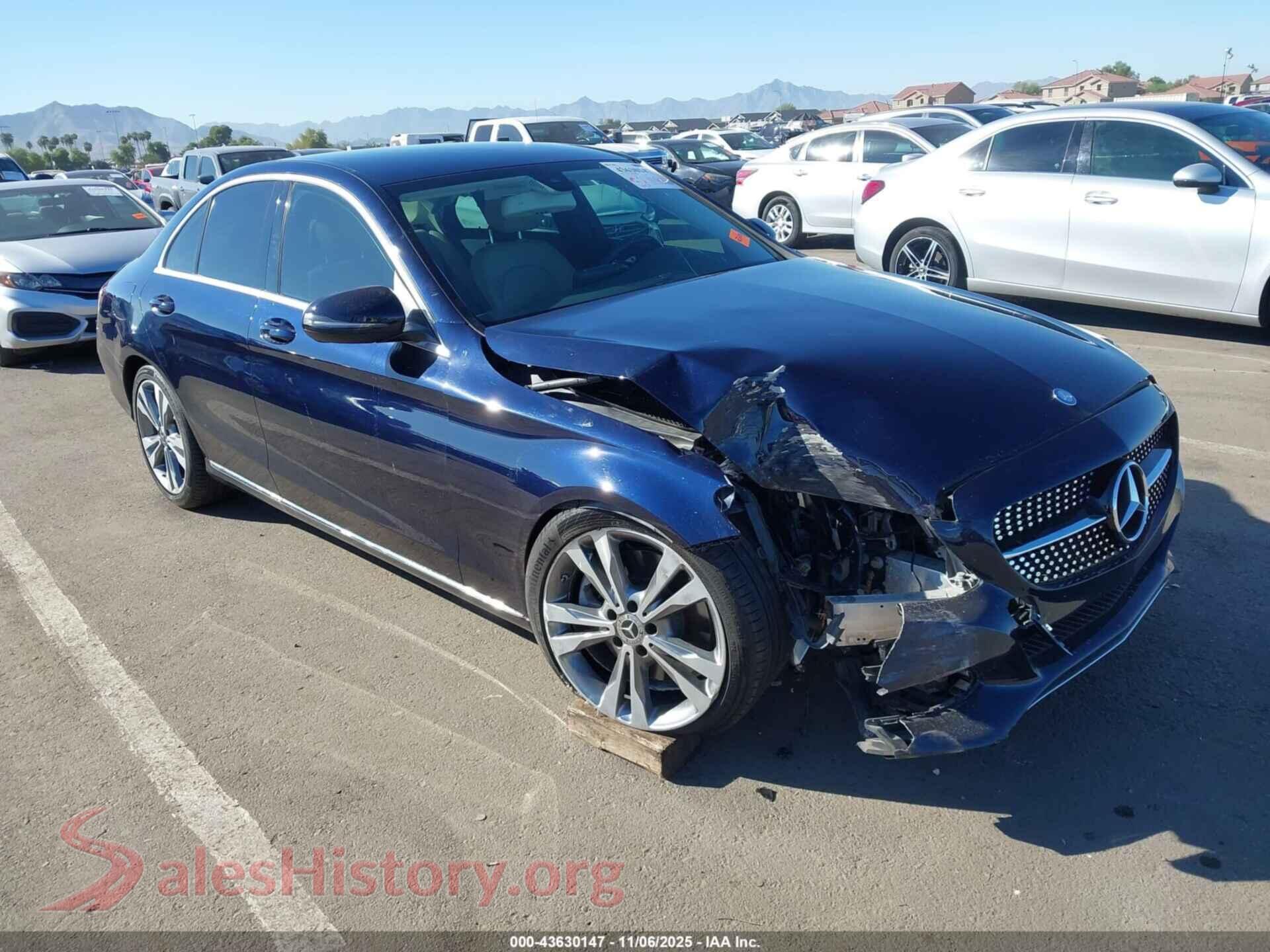 2017 MERCEDES-BENZ C 300 — VIN 55SWF4JB7HU224345