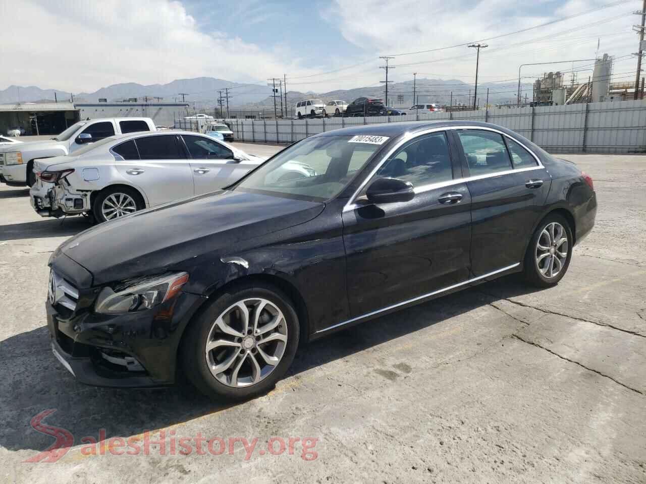 2016 MERCEDES-BENZ C-CLASS — VIN 55SWF4JB8GU110398