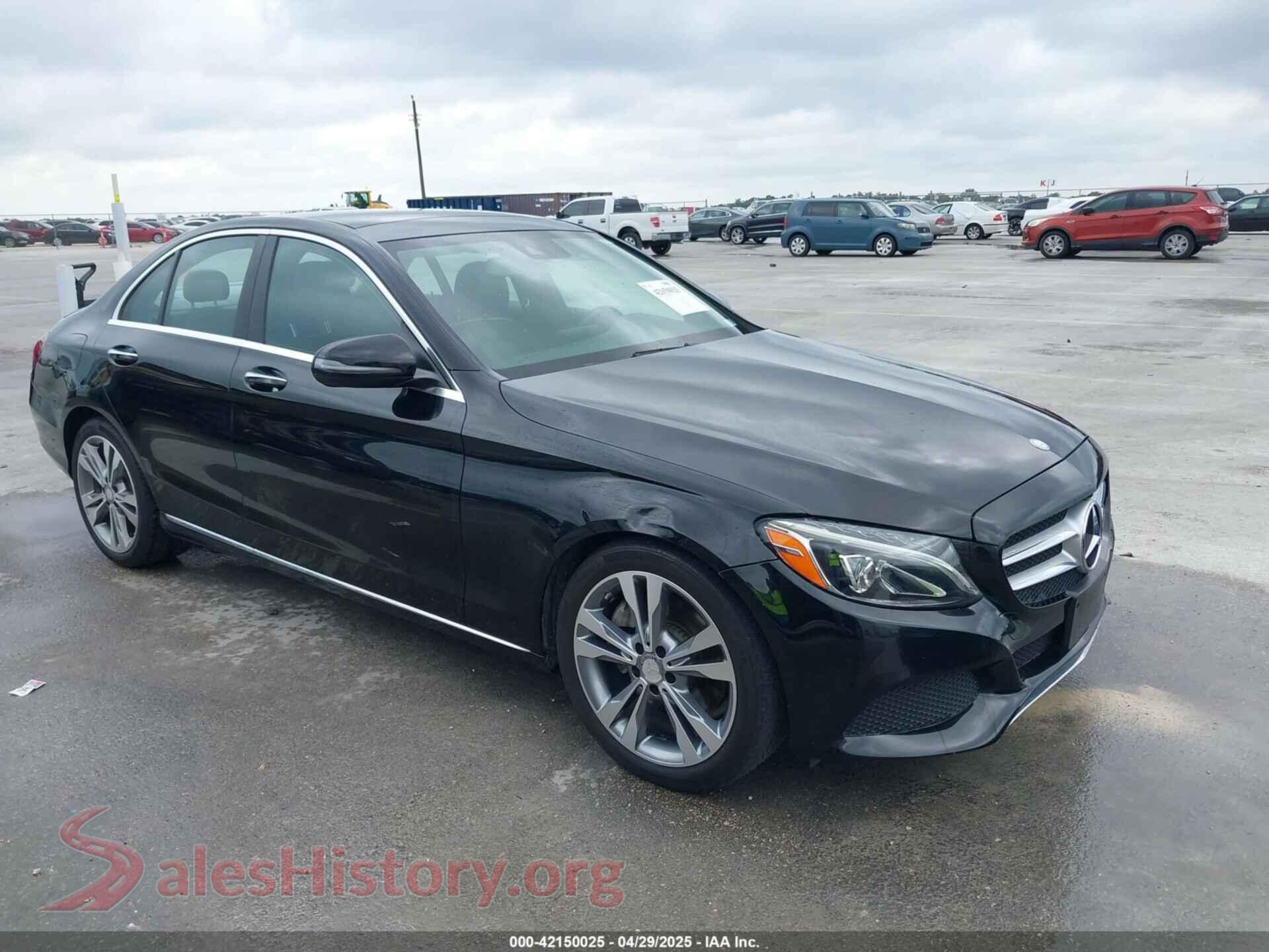 2017 MERCEDES-BENZ C 300 — VIN 55SWF4JB8HU200958