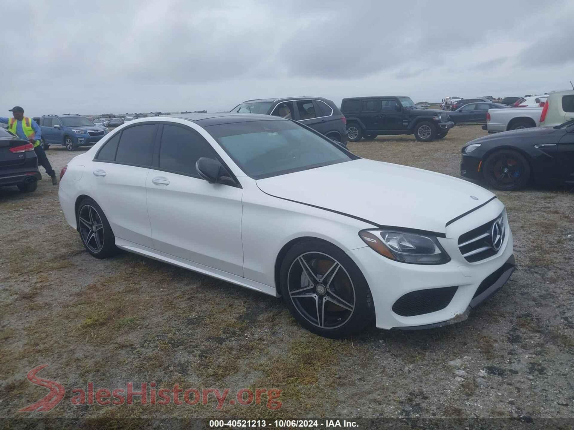 2017 MERCEDES-BENZ C 300 — VIN 55SWF4JB8HU210678