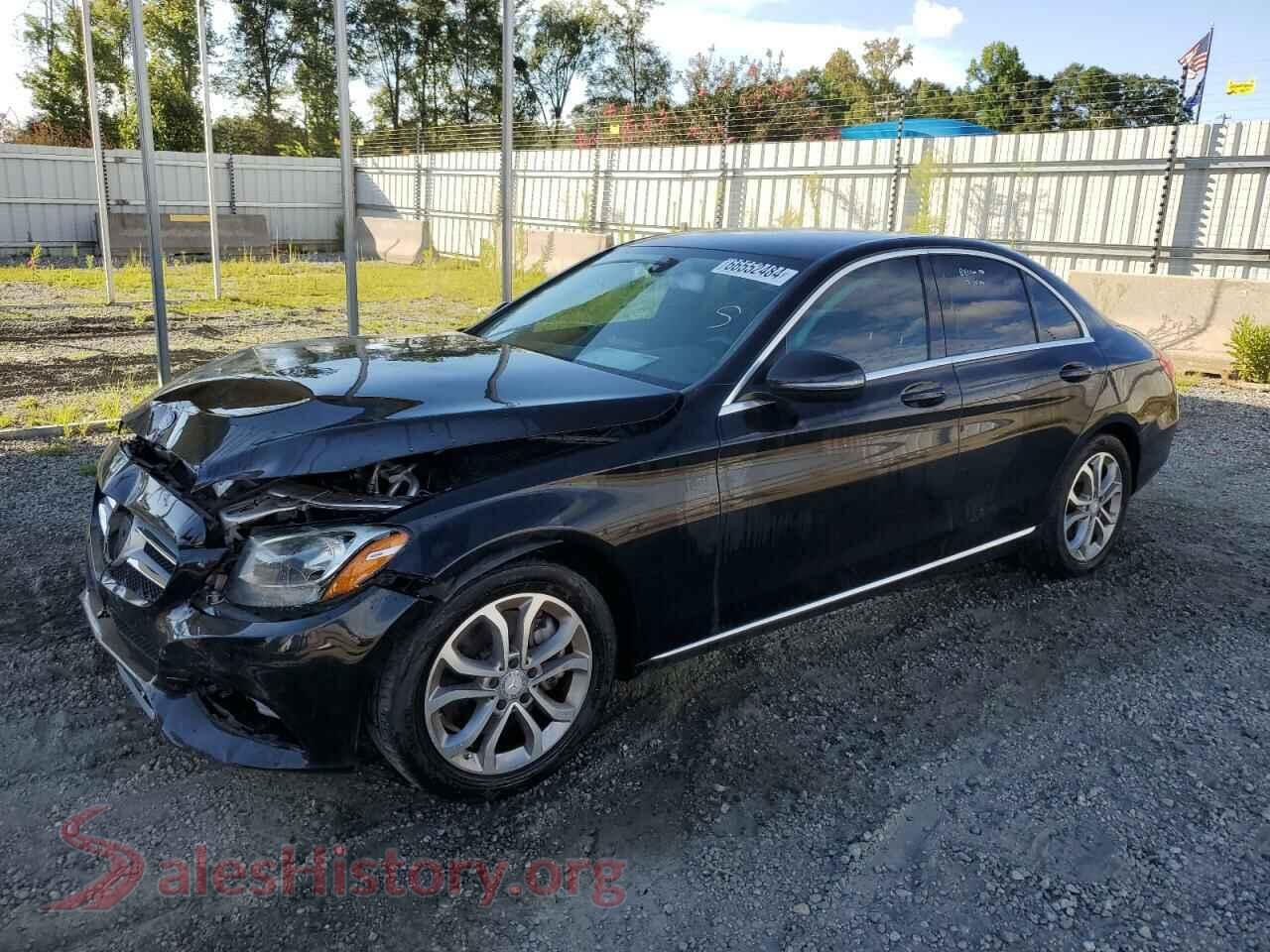 2016 MERCEDES-BENZ C-CLASS — VIN 55SWF4JB9GU107249
