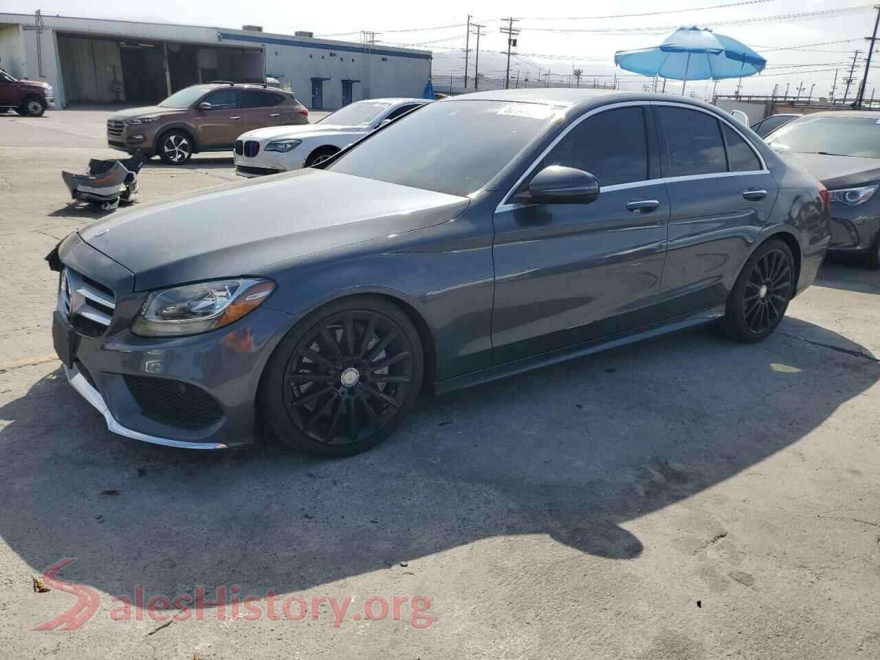 2016 MERCEDES-BENZ C-CLASS — VIN 55SWF4JB9GU122530