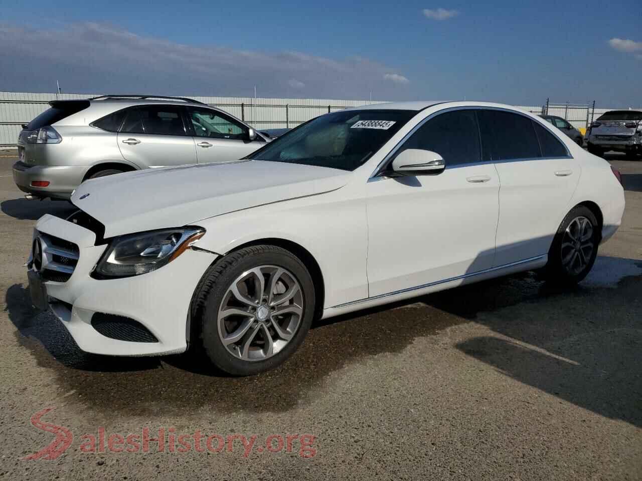 2016 MERCEDES-BENZ C-CLASS — VIN 55SWF4JB9GU144284