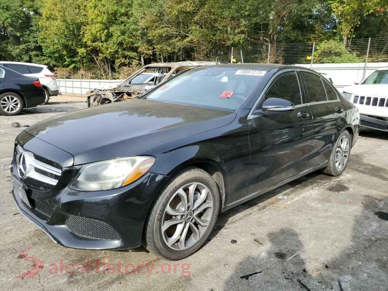 2017 MERCEDES-BENZ C-CLASS — VIN 55SWF4JB9HU198427