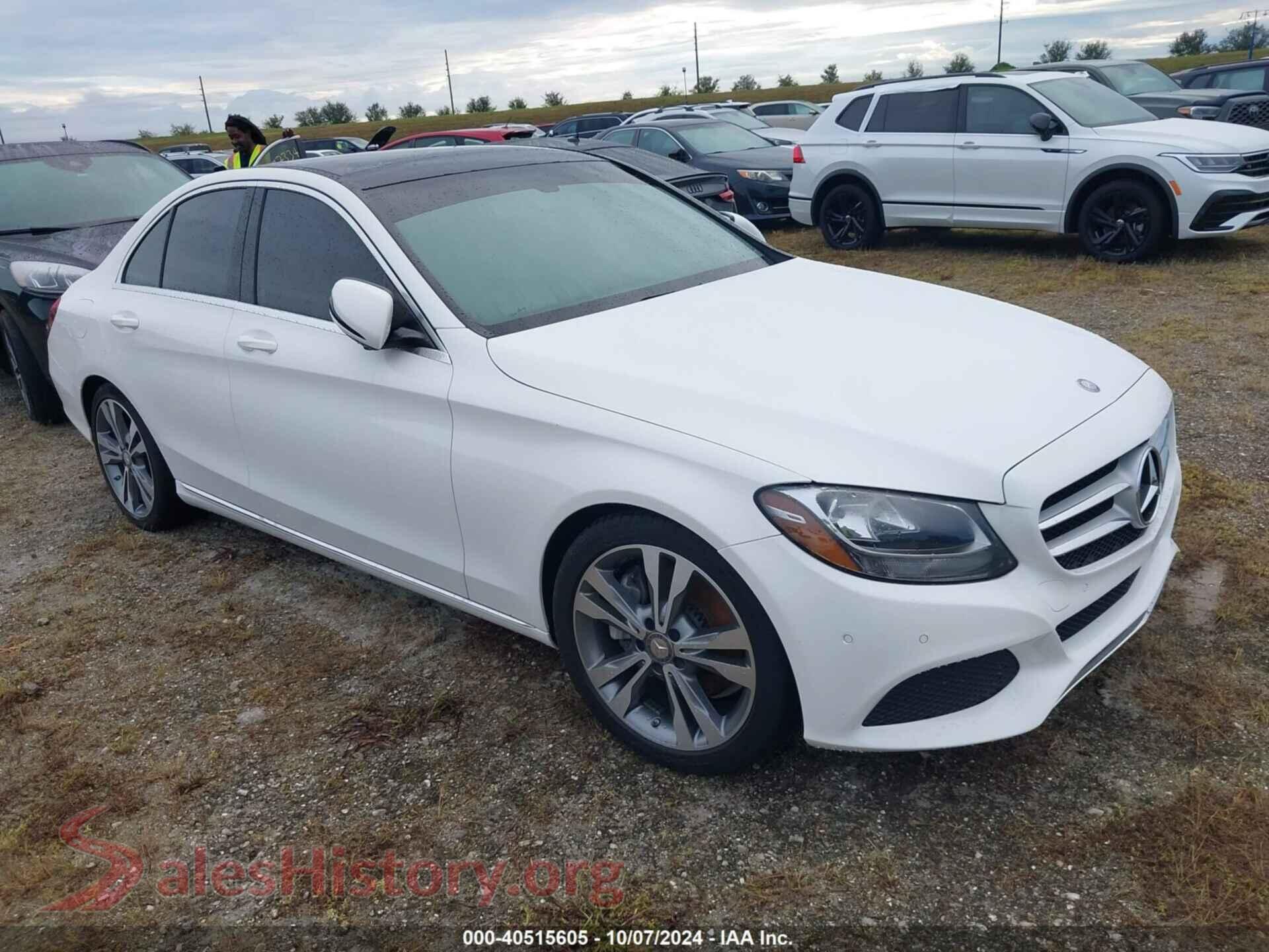 2015 MERCEDES-BENZ C 300 — VIN 55SWF4JBXFU096275