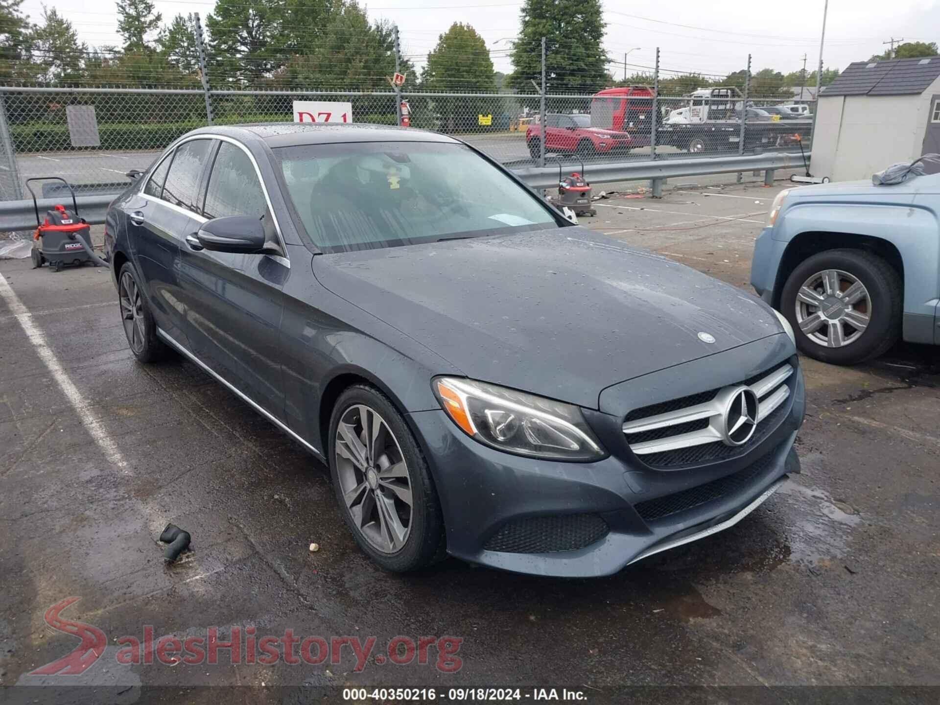 2016 MERCEDES-BENZ C 300 — VIN 55SWF4JBXGU160946