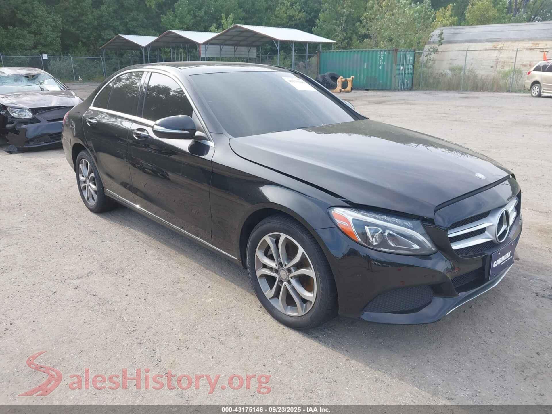 2015 MERCEDES-BENZ C 300 — VIN 55SWF4KB0FU094095