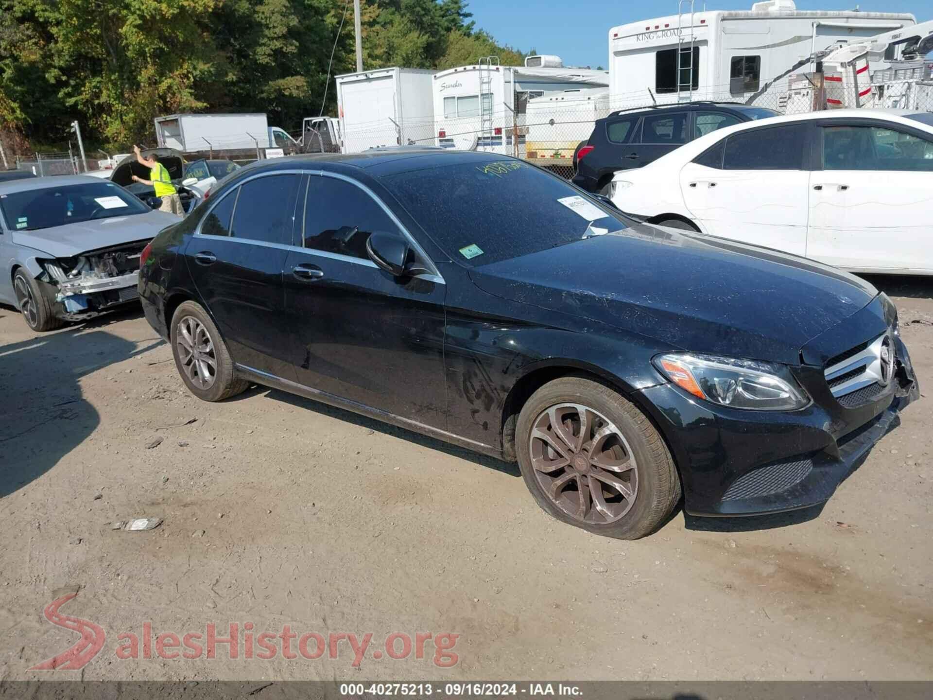 2016 MERCEDES-BENZ C 300 — VIN 55SWF4KB0GU136525
