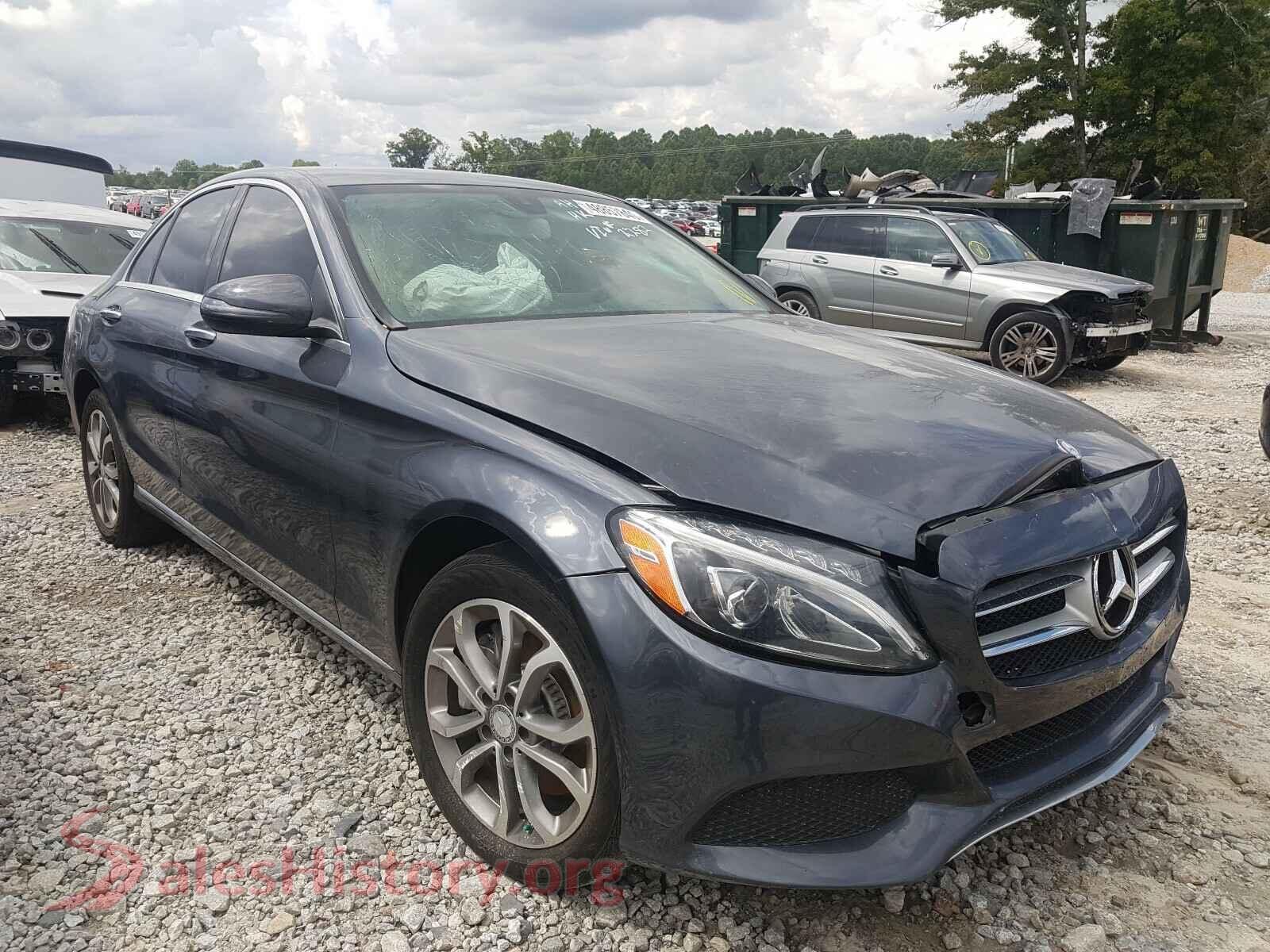 2016 MERCEDES-BENZ C CLASS — VIN 55SWF4KB1GU112282