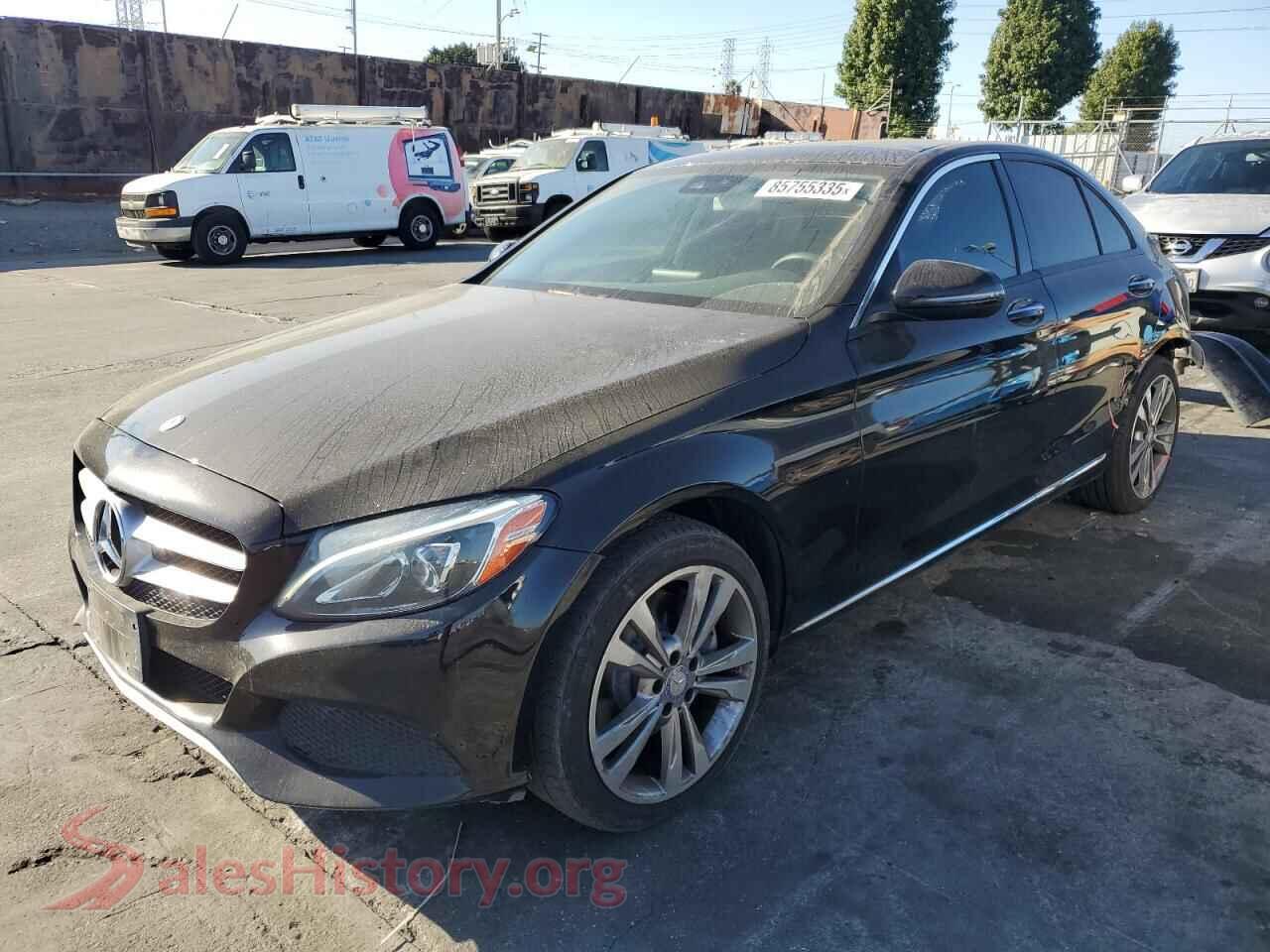2017 MERCEDES-BENZ C-CLASS — VIN 55SWF4KB2HU187557