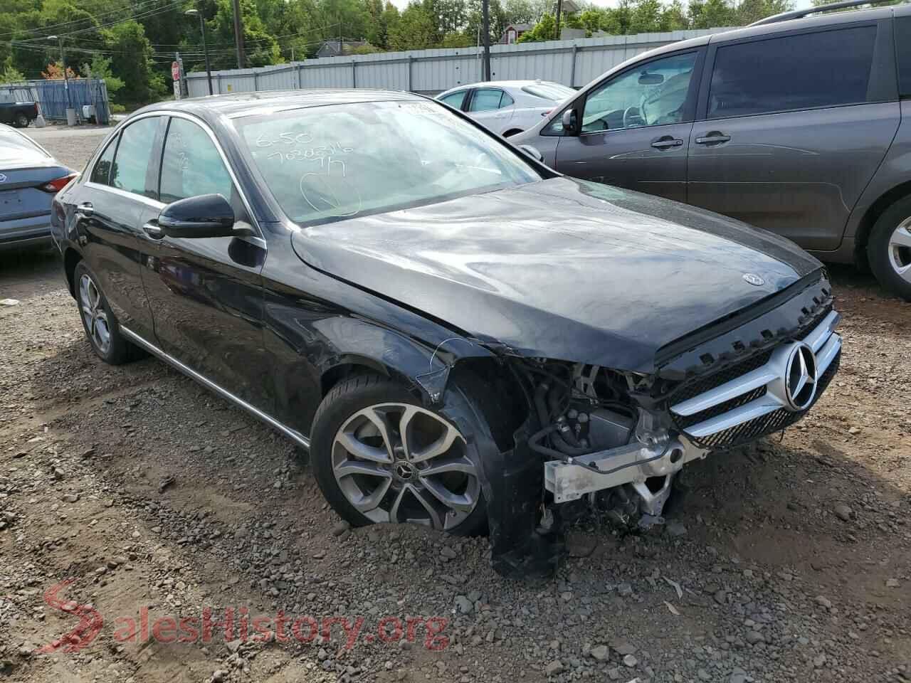 2018 MERCEDES-BENZ C-CLASS — VIN 55SWF4KB2JU269486
